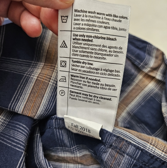 Carhartt Blue Plaid Long Sleeve Button Down Shirt Men’s Extra Large(XL) - Picture 11 of 11